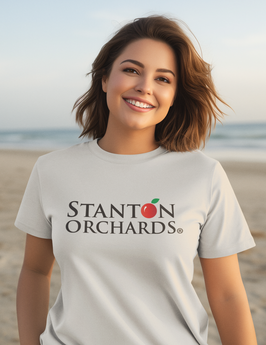 Short Sleeve T-shirt with Stanton Orchards logo - for Tart Cherry Lovers!
