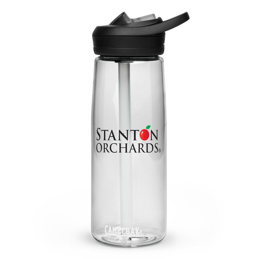 Sports Water Bottle with Stanton Orchards Logo - 50% Recycled