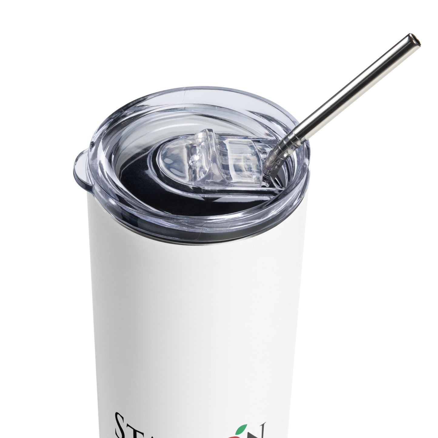 Stainless Steel Tumbler with Stanton Orchards Logo