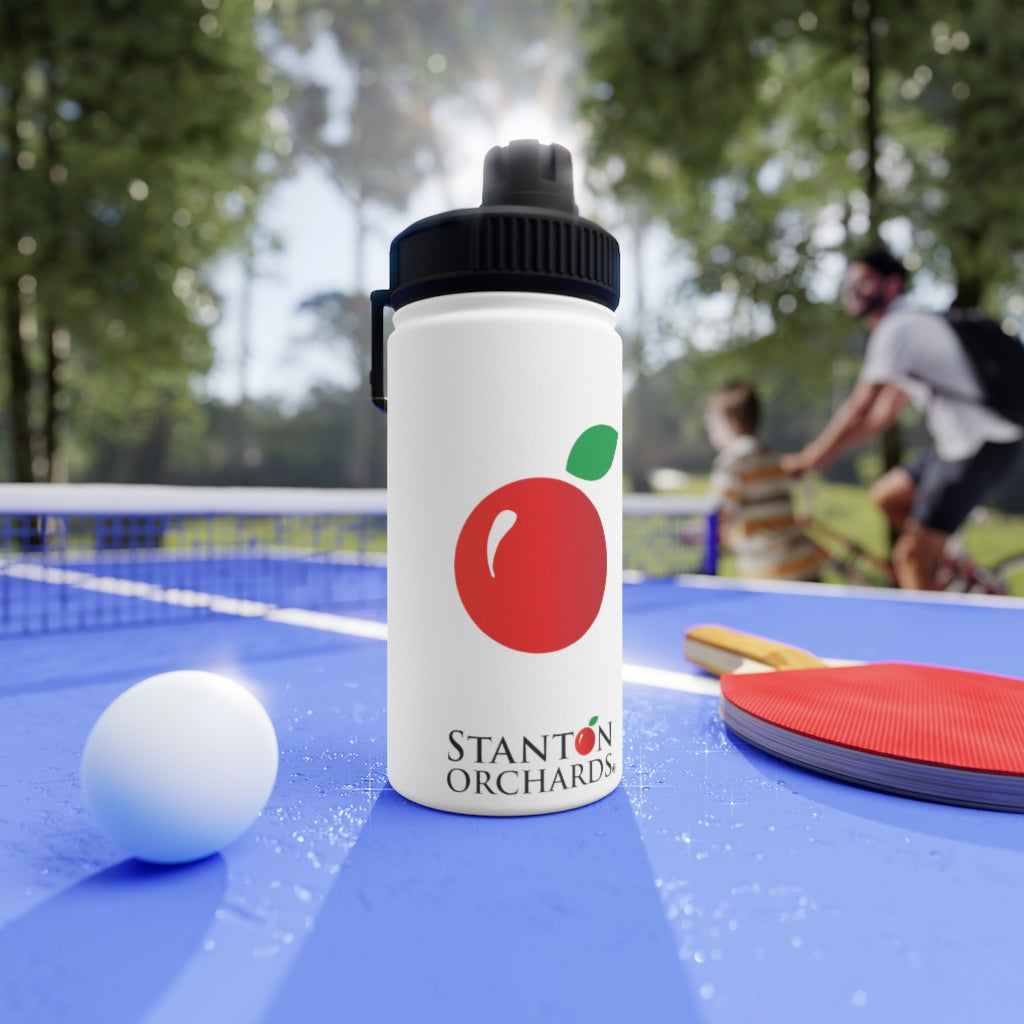 "Cherry Love" - Stainless Steel Water Bottle, Sports Lid - 3 Sizes